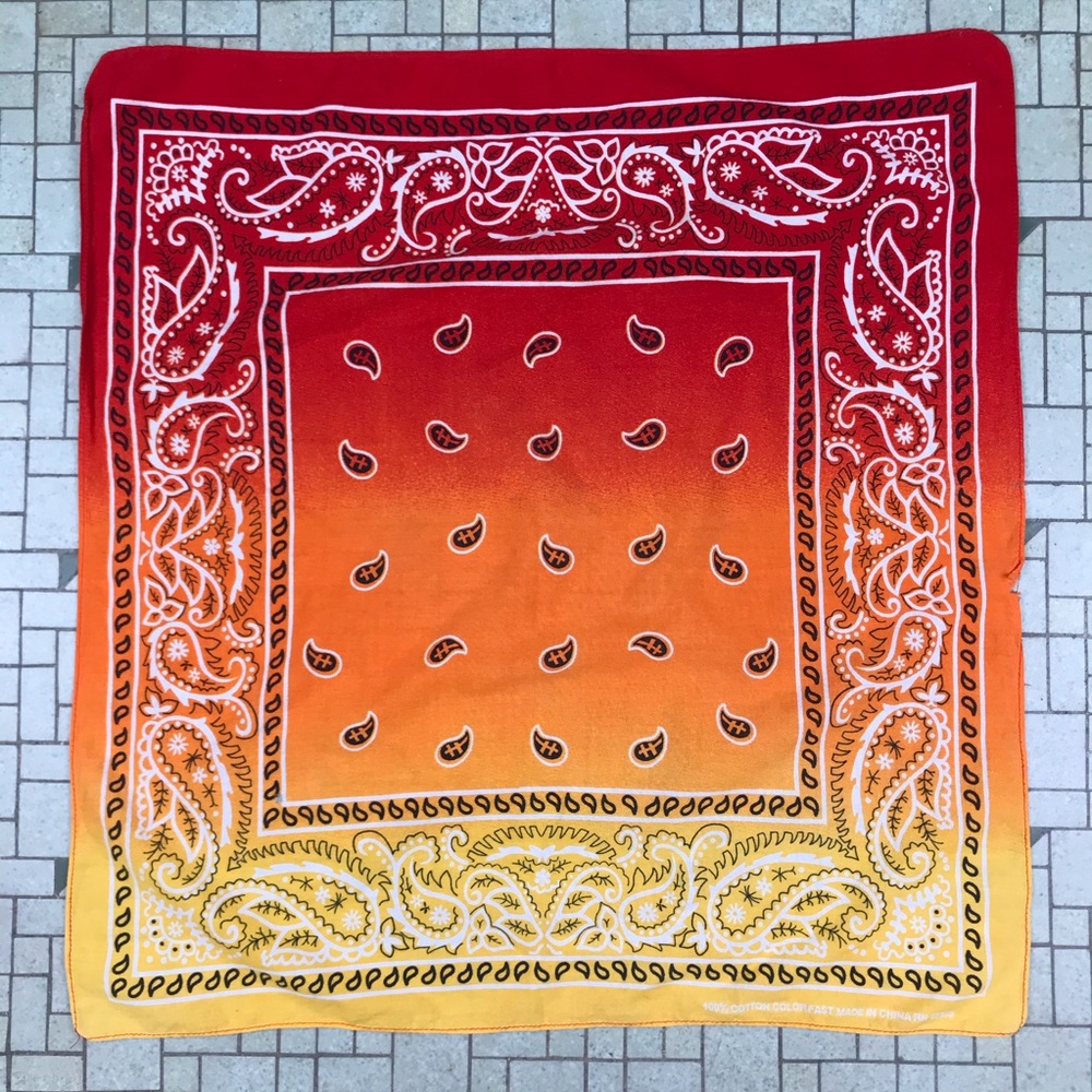 Vtg hombre style bandana